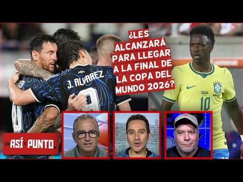 Argentina and Brazil, the only South Americans with a chance to reach the World Cup final | That'...