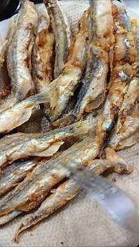 FRYING SMALL FISH 🐟 Crispy Fried Capelin — Simple & Golden Perfection!