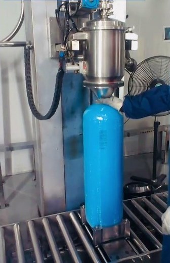 Fire extinguisher powder filling machine semi automatic cylinder filler