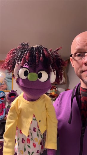 32 reactions | First puppet of the new year completed! Janiyah was made for my friend Amy’s show “Captain Me”, teaching kids about self-determination. I had a fun time figuring out how to do the hand-clap easily for one puppeteer and finished tailoring her store-bought costume today. Excited to be one of the puppeteers for this and can’t wait to have Amy’s show in production soon. Grab life by the puppet! #puppetshow #schoolassembly #selfdetermination | Up In Arms | Facebook