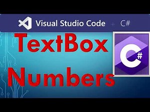 How to use a TextBox enter Just Numbers or Just Characters | TextBox which accepts only Letters