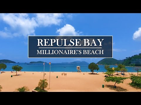 HONG KONG's Millionaire Beach in Repulse Bay [4K HDR] | HK4K