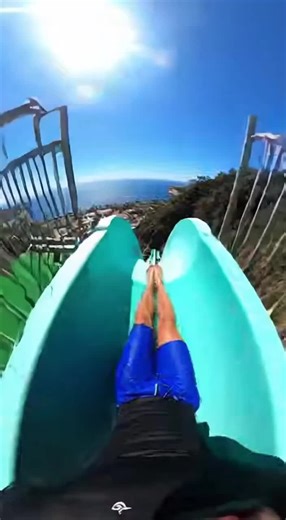 Epic 170 FOV Cliffside Waterslide Adventure