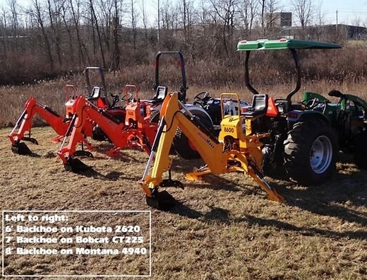 WM-8600 9' Backhoe | Backhoe Attachment for Tractors - WoodMaxx?