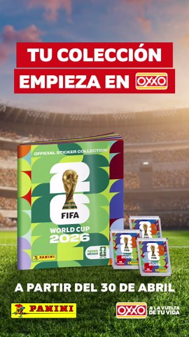 Álbum Panini en OXXO desde 30 de abril
