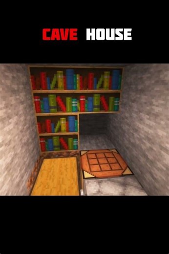 Minecraft Cave house