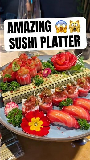 Amazing sushi platter #sushi #japanesefood