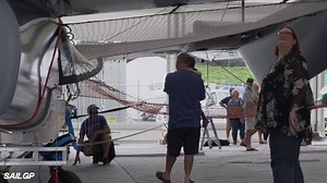 31K views · 270 reactions | The Australia SailGP Team invited a VIP and his family for a behind-the-scenes tour of their supercharged F50 catamaran....take a look  | SailGP | Facebook