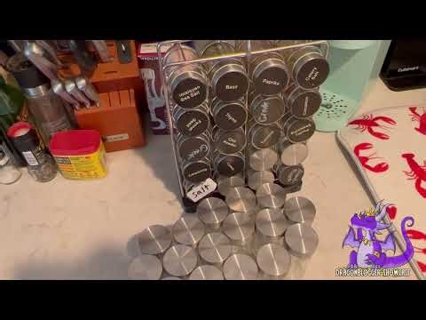 Showcasing Counter Top Spice Rack