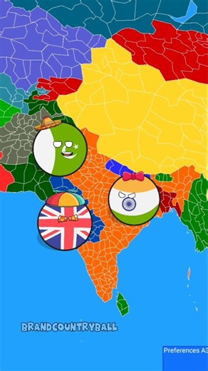 pakistan and india friendship vs uk #shorts #countryballs #pakistan #map #trending