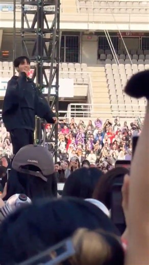 Jungkook singing spring day on today's soundcheck 🥹💟