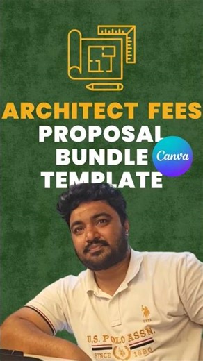 Architect Fees Proposal Bundle Template | Canva | Design Template Hub