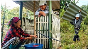 The CEO and Aunt Lien built a bathroom for a warm winter | Ly Tieu Ly