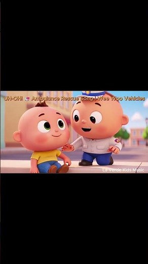 Helping Scene - UH OH! 🚑 Ambulance Rescue Song Wee Woo Emergency Truck Song for Kids #kidssongs