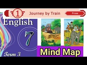 7th Std - English | Term 3 - Journey By Train | Mind Map
