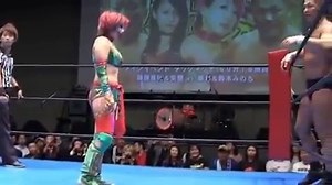Intergender Mixed Wrestling - Kana (WWE's Asuka) | Japan Wrestling