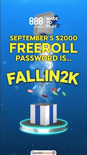 The Monthly YouTube Freeroll Password Is... 👀
