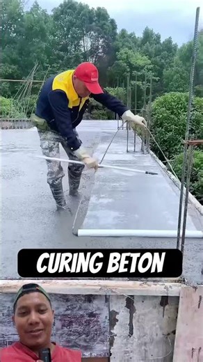 Concrete curing #shorts #craft #diy #carpentry #construction