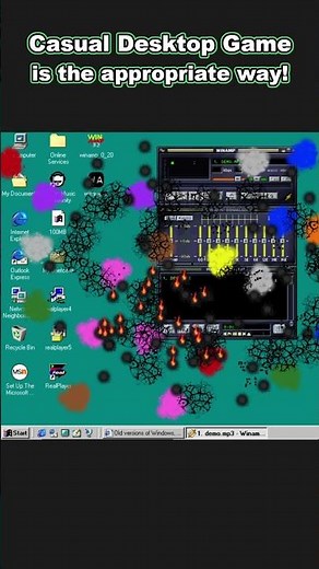 Using Desktop Destroyer for Anger Management #nostalgia #retro #desktopdestroyer