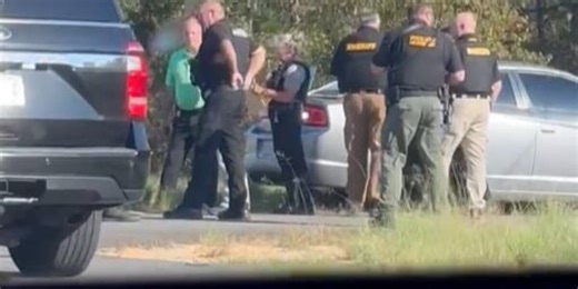 VIDEO FROM SCENE: Gunshots after traffic stop draw law enforcement
