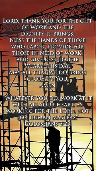 Workers, God Sees What You Do #LaborDayPrayer #Prayer #FaithAndWork #ChristianShorts