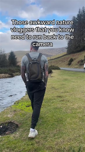 Those awkward nature vloggers that you know need to run back to the camera #uk #skit #funny #pov #nature