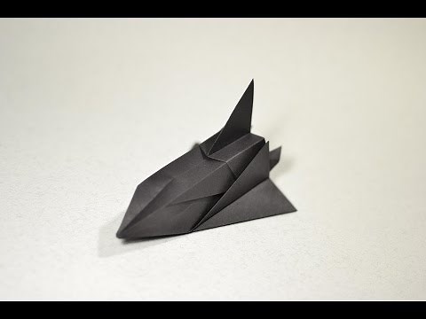 COOL Origami Space Shuttle SR-71 - Yakomoga Origami
