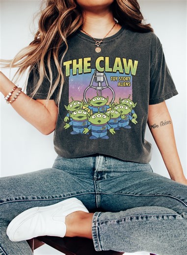 Retro Toy Story Aliens the Claw Shirt, Pizza Planet the Mystic Portal Awaits Top, Disney Pixar Fest 2026 Tee, Vacation Matching Outfit - Etsy