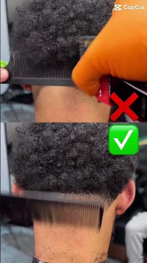 Curly Back Taper HACK: Comb Direction Matters!