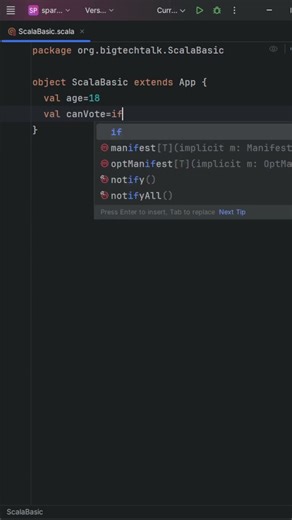If Else Expression in Scala | Learning Scala #coding #scala #bigdata #programming #learningvideos