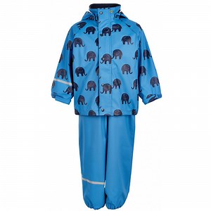 [Hot Item] Colorful Full Printing Windproof Kid Rain Wear Suit Jacket Pants for Children