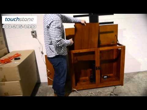 Installing Touchstone Whisper Lift II In TV Lift Cabinet