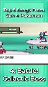 Top 5 Pokémon Songs: Generation 4 🎶