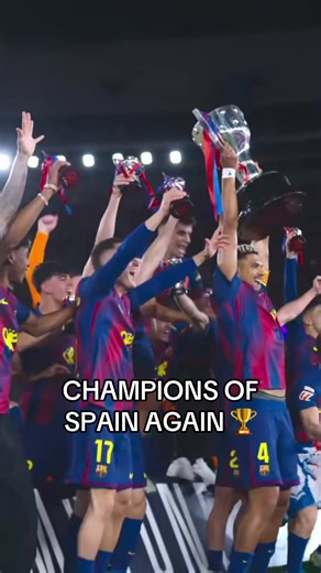 They really did it 🥹 @fcbarcelona #champions #laliga #barcelona #champs