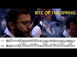 Stravinsky - The Rite of Spring, E-flat Clarinet Excerpts
