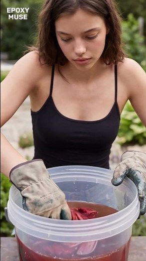 Never throw away old tires until you see this 😱 #epoxy #epoxyresin #garden