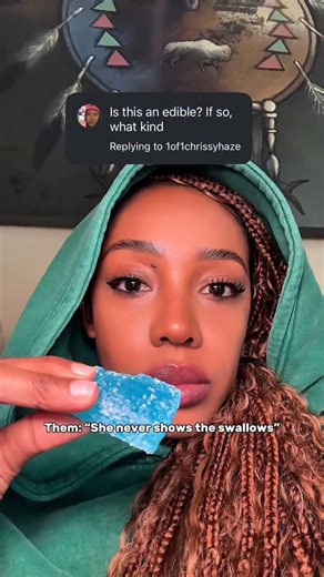 kay ☆ | It’s an edible sour blue raspberry crystal candy from @silky.gem! Completely CANDY & suitable for all. But hey, if you have the munchies…... | Instagram