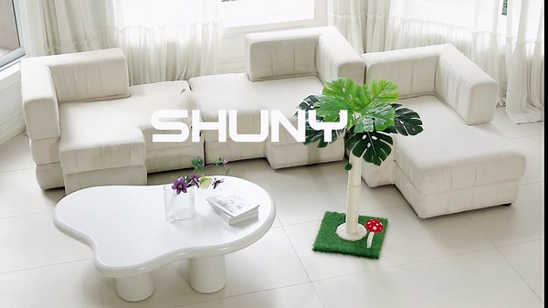 SHUNY Cat Scratching Post,35 Inch Tall Cat Scratching Posts for Indoor Cats,Nature Sisal Cat Scratcher Post with Hanghing Ball,Palm Tree Cat Scratch Post for Indoor Adult Cats and Kittens