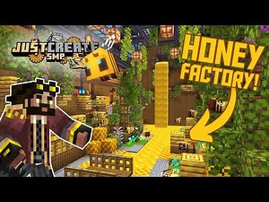 I built a HONEY factory in Minecraft Create Mod!
