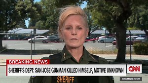 “We’re still processing the crime scene,” says Santa Clara County Sheriff Laurie Smith about where the investigation into the deadly shooting at a San Jose light rail yard stands. https://cnn.it/3uoXs0w | CNN
