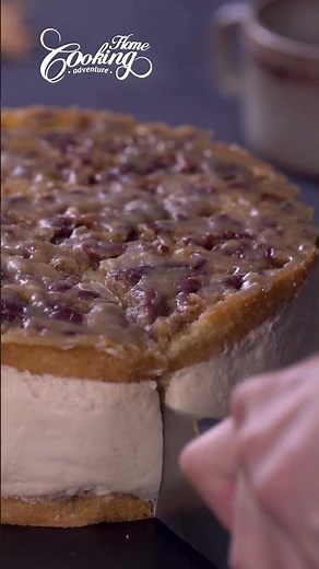 The Ultimate Pecan Caramel Mousse Cake!