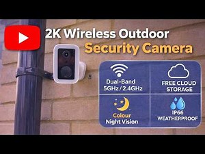 2K Wireless Outdoor Security Camera Review Dual-Band WiFi, Colour Night Vision