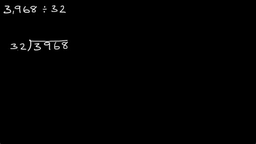 Dividing 4 digit by 2 digit numbers using partial quotients