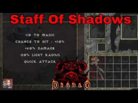 Diablo 1 Unique Items (Staff Of Shadows)