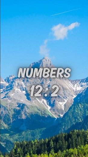 Numbers 12:2