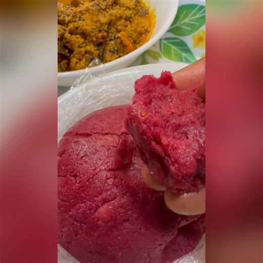 Swallow with a purpose.I blended beetroot and unripe plantain to make this healing-packed swallow.It’s not just food — it’s strength, stamina, and natural blood support in every bite!Would you try this combo?Drop a “yes” or “teach me” if you want the full recipe!:#FamsquadPotsAndPlates#BeetrootSwallow#HealthyNigerianFood#WellnessInEveryBite#BloodBuildingFood#UnripePlantainPower#NaturalHealingCombo#FoodWithPurpose | Famsquad pots & plates