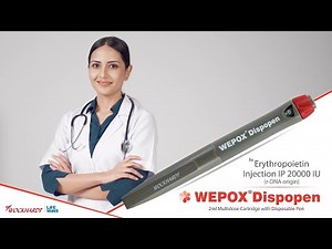 Wepox Dispopen (20,000 IU) - Simple and Easy to use EPO (Erythropoietin Inj.) at Home