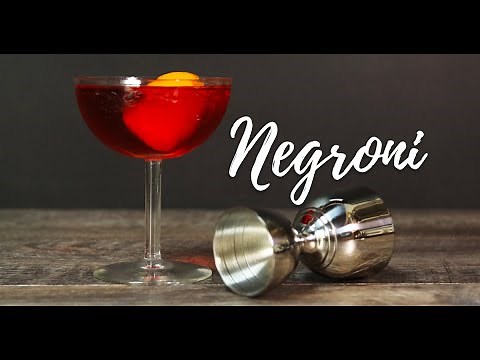 Classic Cocktails - How to Make a Negroni