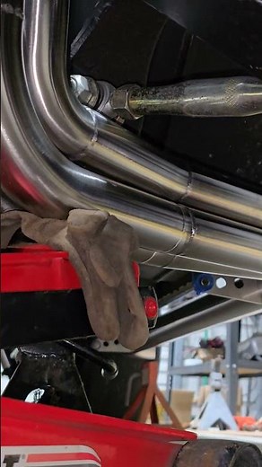 Zoomie headers into side pipes. #custom #stainlesssteel #exhaust #zoomies