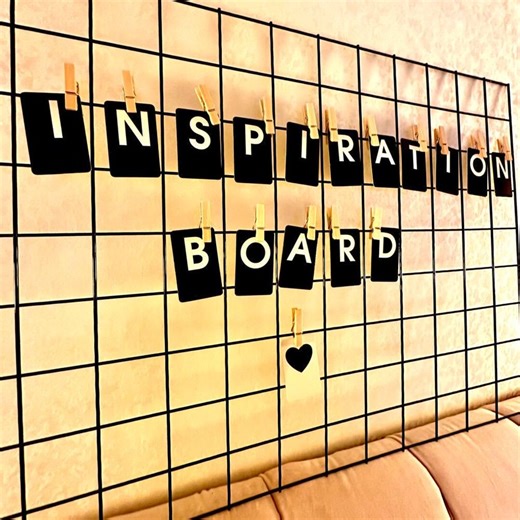 Decorative Wire Wall Grid Memo Board, Large Metal Mesh Photo Display Panel for Notes and Cards, Modern Wall Organizer With Clips Gift - Etsy